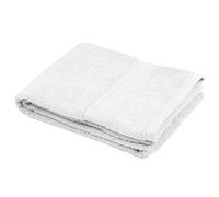 Lovely Casa - Bath Towel - Size 50 x 90 cm - 100% Organic Cotton - White - Lagoon Model - Bath Linen - Wash at 40 cm