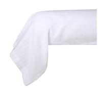 Stof Lovely Casa T39373001 Bolster Protector, Plain, White, 180 x 43 cm