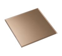 STOFF Nagel - Base Glass Square 27 x 27 cm, Smoked Brown - Brown