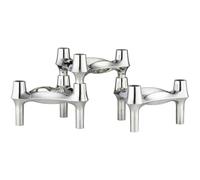 STOFF Nagel BMF Candle Holder Set of 3 Chrome