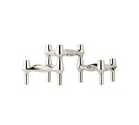 STOFF Nagel BMF Candle Holder Set of 3 Chrome
