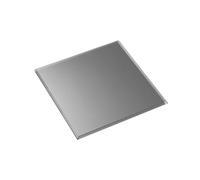 Stoff Nagel - Mirror tray, tray, coaster - glass base - colour: smocked black, black - mirror - dimensions (L x W x H): 27 x 27 x 0.7 cm