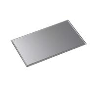 Stoff Nagel - Mirror Tray, Tray, Coaster - Glass Base - Colour: Smoked Black - Mirror - Dimensions (L x W x H): 30 x 17 x 0.7 cm
