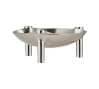 STOFF Nagel Nagel bowl Brushed chrome