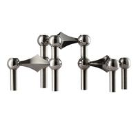 STOFF Nagel - Nagel Candlestick 3 Pieces, Black Chrome - Black Chrome