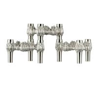 STOFF Nagel STOFF Nagel Quist candlestick 3-pack Brushed chrome