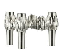 STOFF Nagel - Quist Candle Holder, Brushed Chrome - Brushed Chrome