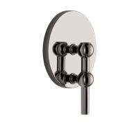 STOFF Nagel STOFF Nagel candle holder wall-mounted Black chrome