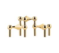 STOFF Nagel STOFF Nagel candle sticks 3-pack brass
