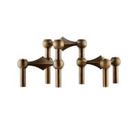 STOFF Nagel STOFF Nagel candle sticks 3-pack Bronzed brass