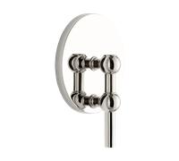STOFF Nagel - Wall Candle Holder, Chrome - Chrome