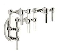 STOFF Nagel - Stoff Nagel Candlestick Chrome + Wall Mount - Chrome