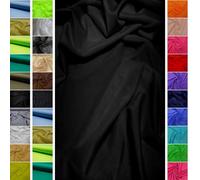 StoffBook Black Lycra 20% Spandex BI-Stretch Swimsuit Fabric Material, b472