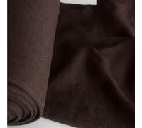 StoffBook Cotton Cuff BI-Stretch Rib Structure Fabric Material, b952 (Dark Brown)