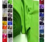 StoffBook COTTON CUFF BI-STRETCH RIB STRUCTURE FABRIC MATERIAL, b952 (Kiwi)