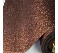 StoffBook Dark Brown Foam Rubber Glittery 2MM Craft Material Fabric, d289(Dark Brown)