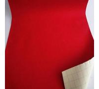 StoffBook red Noble Craft Felt Fabric Adhesive 50CM Wide Material, b736