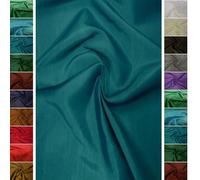 StoffBook turquoise UNIVERSAL NOBLE TAFFETA SHIMMERING MATERIAL fabric, b867(turquoise)