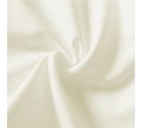 Stoffkontor Plain Cream-White 100% Cotton Fabric 145cm wide per metre