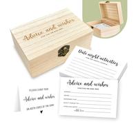 STOFINITY Advice And Wishes For The Mr And Mrs - Wedding Advice Cards For Bridal Shower Games, Advice For The Groom And Bride Box, Wedding Games For Guests Date Night Cards Bridal Shower Decorations