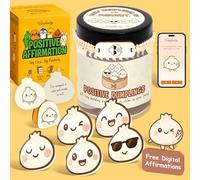 Stofinity Emotional Support Dumplings Cards - Positive Affirmation Jar with 60 Uplifting Notes, Funny Christmas Gifts for Teen Girls, Women, Teacher, Tween, Birthday Gifts for Teen Girls Trendy Stuff