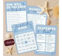 Stofinity Last Toast On The Coast Bachelorette Decorations - Bachelorette Party Games Funny, Coastal Grandma Bach Party Favors Beach, Bach Scavenger Hunt