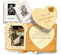 STOFINITY, Will You Be My Godparents Proposal Gift - Godparents' Presents for Baptism & Christmas, Picture Frame Ideas