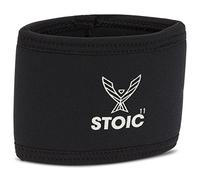 Stoic 7MM Compression Sleeve Cuff (Heavy Neoprene Construction) For arm, elbow, lower leg compression and warmth while weight lifting, powerlifting, bench pressing (9 Inch, Black)