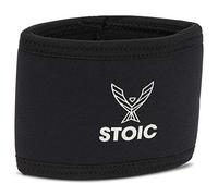 Stoic 7MM Compression Sleeve Cuff (Heavy Neoprene Construction) for arm, Elbow, Lower Leg Compression and Warmth While Weight Lifting, Powerlifting, Bench Pressing (8 Inch, Black)