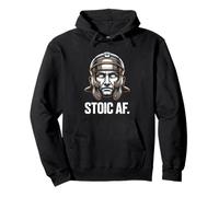 Stoic AF Bold Roman Warrior Stoicism Pullover Hoodie