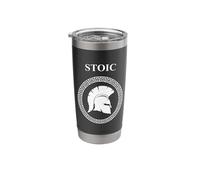 Stoic Ancient Warrior Virtues Philosopher Stainless Steel Insulated Tumbler