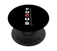 Stoic Focus is Selective Attention Inspirational Philosophy PopSockets Adhesive PopGrip