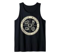 Stoic Four Virtues Courage Wisdom Justice Temperance Tank Top