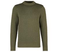 Stoic - Heavy MerinoKnit MMXX.Norrbotten Sweater - Merino jumper size S, olive