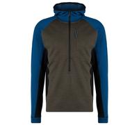 Stoic - Merino260 StadjanSt. 3/4 Zip w. Hood - Merino hoodie size XS, blue