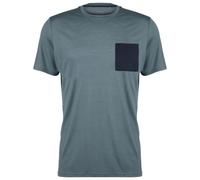 Stoic - MerinoChill MMXX. Göteborg Pocket Tee - Merino shirt size 4XL, grey