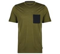 Stoic - MerinoChill MMXX. Göteborg Pocket Tee - Merino shirt size 4XL, olive