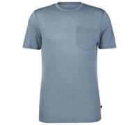 Stoic - MerinoChill MMXX. Göteborg Pocket Tee - Merino shirt size L, blue
