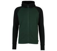 Stoic - MerinoFleece260 FlenSt. Zip Hoody - Merino hoodie size L, green/black