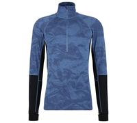 Stoic - MerinoMesh150 SadjemSt. L/S Half Zip - Merino base layer size 3XL, blue