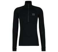 Stoic - MerinoMesh150 SadjemSt. L/S Half Zip - Merino base layer size 4XL, black