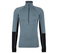 Stoic - MerinoMesh150 SadjemSt. L/S Half Zip - Merino base layer size 4XL, grey