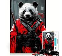 Stoic Panda Warrior 1000 Pieces Jigsaw Puzzles for Teenagers Boost Memory Stress Release Premium Cut Cherished Gift 38x52cm