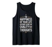 Stoic Philosoper Quote Motivational Stoicism Happiness Tank Top