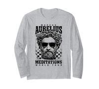Stoic Philosoper Quote Motivational Stoicism Marcus Aurelius Long Sleeve T-Shirt
