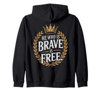 Stoic Philosoper Quote Motivational Stoicism Philosophy Zip Hoodie