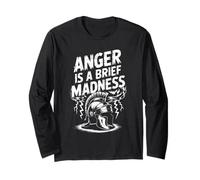 Stoic Philosoper Quote Motivational Stoicism Seneca Design Long Sleeve T-Shirt