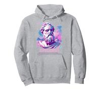 Stoic Philosopher Epicurus Retro Y2K Aesthetic Stoicism Pullover Hoodie