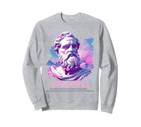 Stoic Philosopher Epicurus Retro Y2K Aesthetic Stoicism Sweatshirt