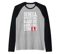 Stoic Philosophers Wisdom Quotes For Philosophy Raglan Baseball Tee